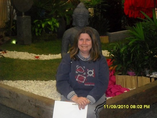 Kristy Lee Couzner visits a Zen Garden.