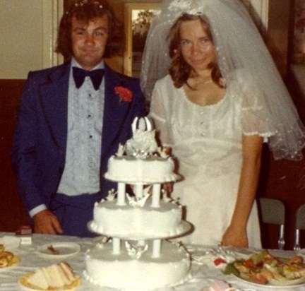 Kristy's parents on their wedding day