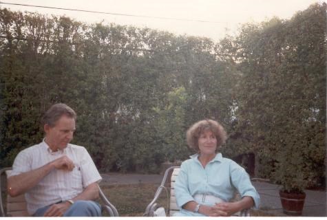 Outside the Shockey house, 1988