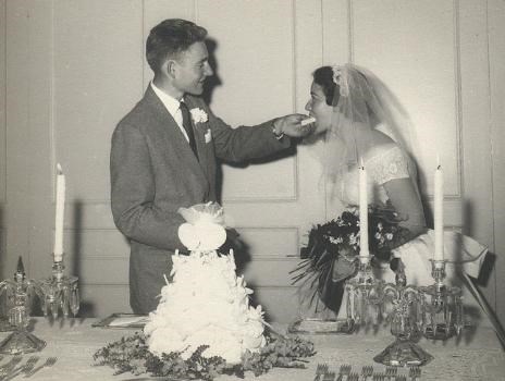 Marrying (first wife) Elisabeth, 1957