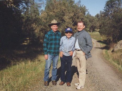 With Brother Carl (left) and Father (middle)