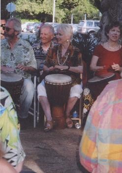 Drumming with Linda