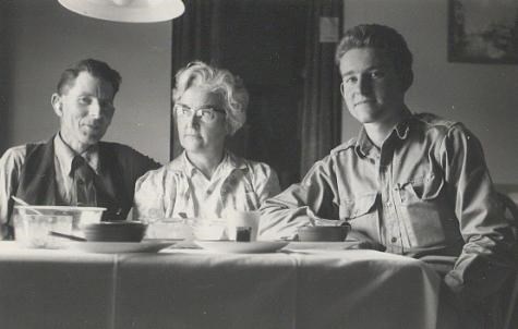 with Parents,1950s
