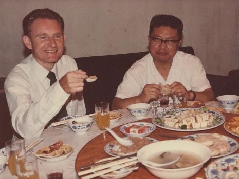 with Professor Ding, Beijing 1983