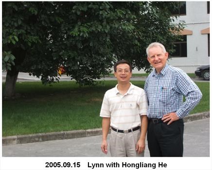 2005.09.15 Lynn with Hongliang He