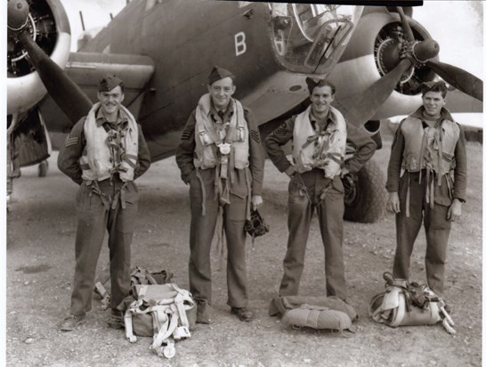 CREW AND BALTIMORE - L-R: JIM BABER, REX ROBINSON, LES WEALE, JIM HENDY