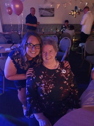 This is a photo of my Nanna and me at my 30th Birthday Party