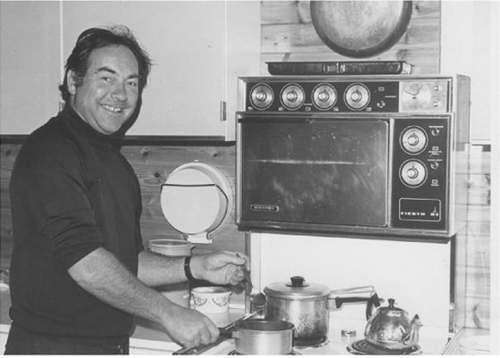 1970's ken......Cooking!!! A very rare sight in any decade!       Love you Dad, Mark & Doug x x 