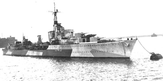 HMS Cossack  1936 - 1941