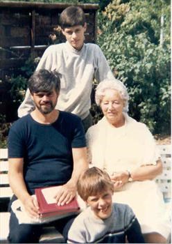 Mark (11), Ricky, Dad & Granny