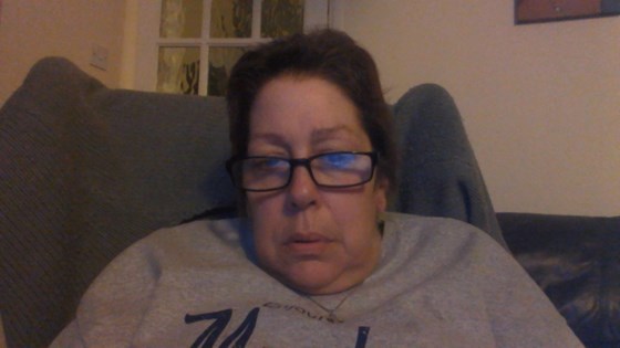found this on mum's laptop, her taking selfies without even realising! xxxxx
