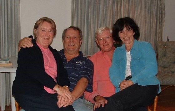 On a visit to South Africa with Leo and Joan Quayle