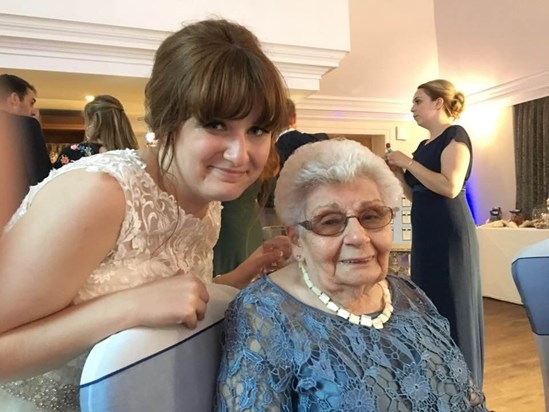 Gran at Georgia’s Wedding May 2018