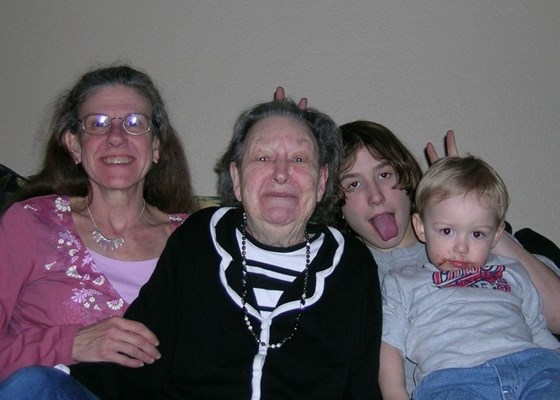 Grandma on her 93rd Birthday (I think)