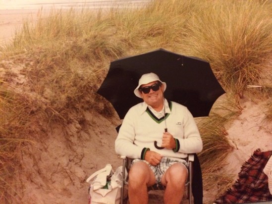Dad on a summer holiday