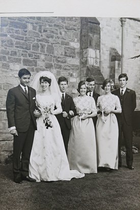 Dad, Mum, John, Anne, Brian, Christine, Anthony