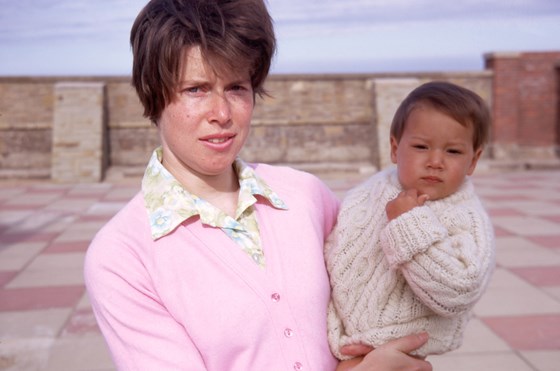 Mum and young Ian.. thinking...