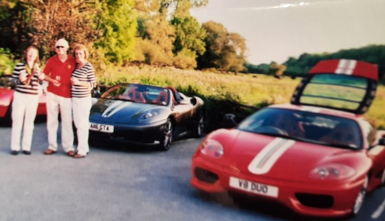 Wessex Ferrari club meeting with Florance Mahony