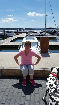 On holiday in Poole 