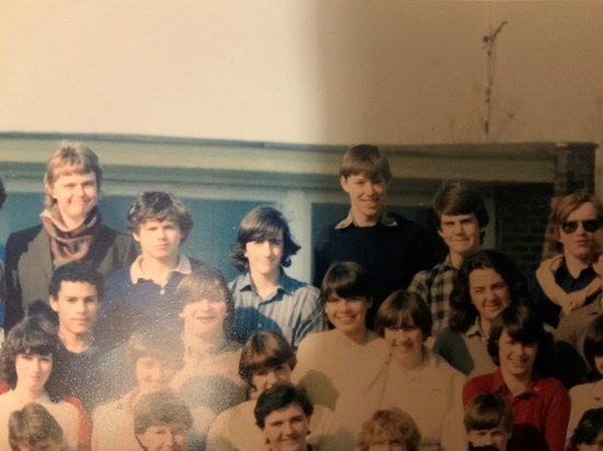 Scarisbrick boys stick together @ Winstanley 1982 (Anthony, Austin, Robin, Donovan)