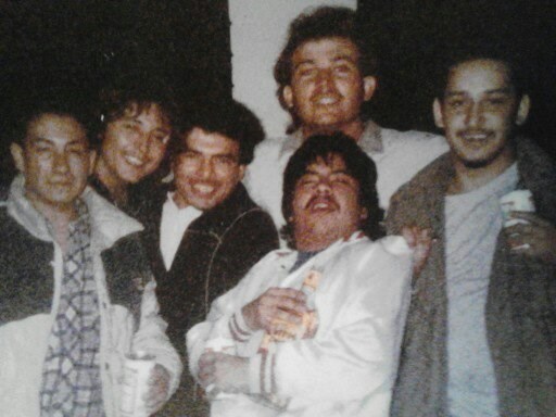 Some of his best friends back in the day. All Angels in Heaven, together again.