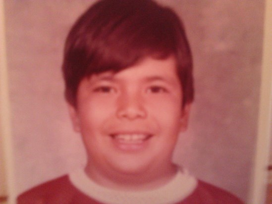 School picture, age 11, 1976