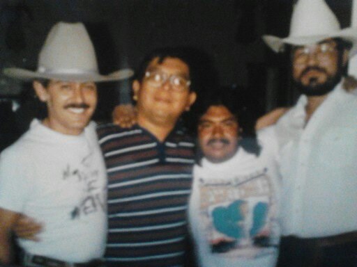 Here he is with Al, Mundo, and Eric with Bootleggers.