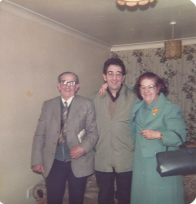 Nan, Grandad and Dad