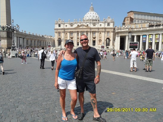 dave and julie in Rome  xxxxxxx