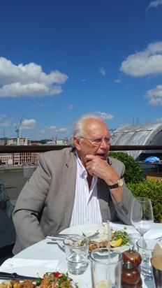 Dad at the Oxo Tower