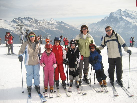 Remembering a lovely holiday together in Wengen in 2007