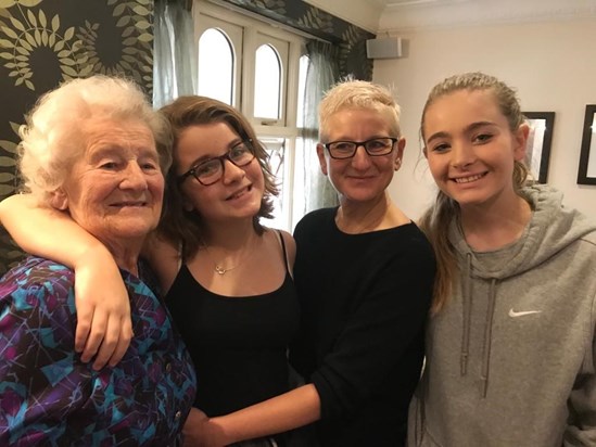 Mum, Esther, Carol and Hope