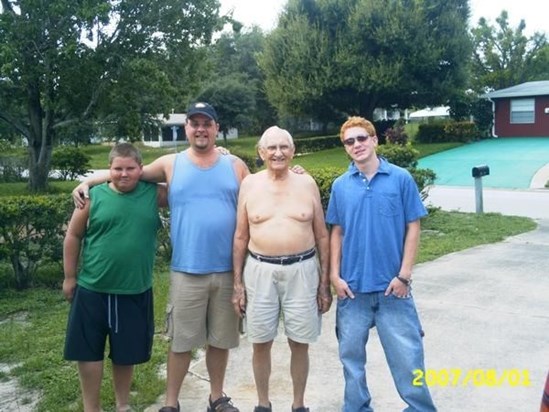 Chris,C.T., Dad, and Jake