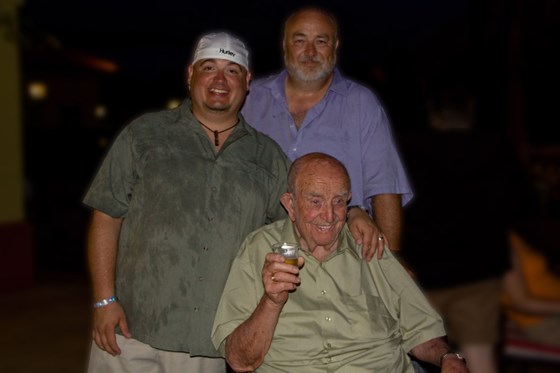 Dad, Dan and son-in-law Darren - Cuba 2009