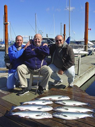 Fishing in Campbell River 2003