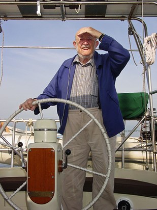 Dad sailing 2004