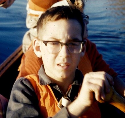 Joe canoeing