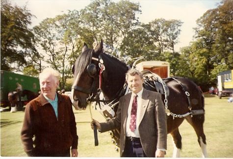 Grandad and His friend with the horse