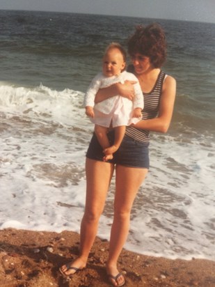 mum and Lisa as a baby