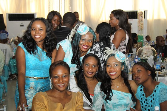 With the ladies at Baba's wedding