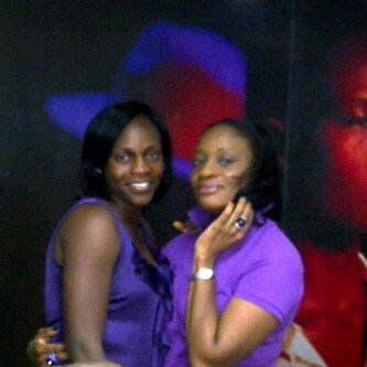 Aunty Ijeoma and her colleague on children's day