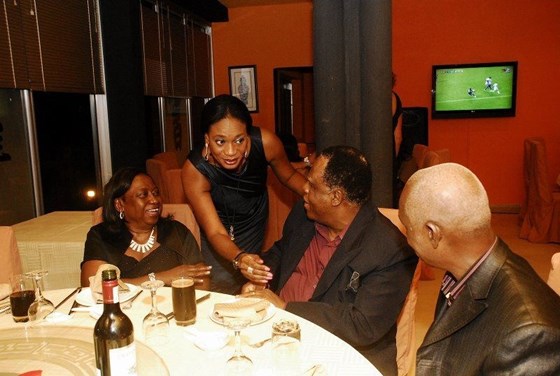 Ijeoma with Mr & Mrs Okpere and Mr Akhanoba