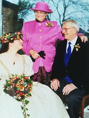 Pam's wedding day December 1994