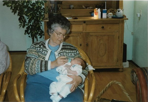 Eileen with Lianne in September 96