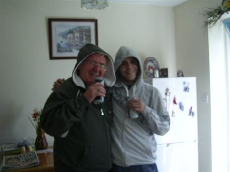 hoodies (Dad having fun with Grandson Keith)