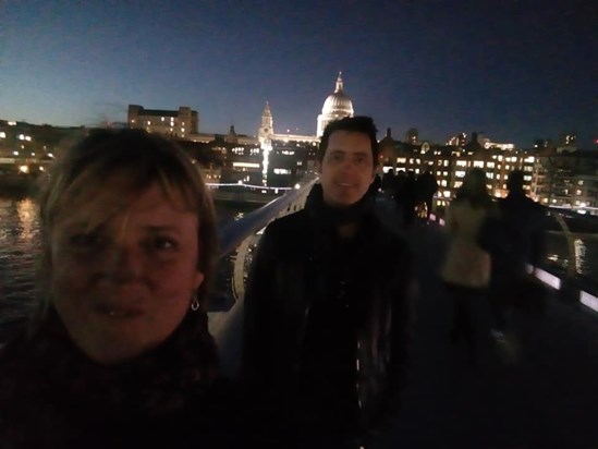 Lucy and Tim, London Bridge 