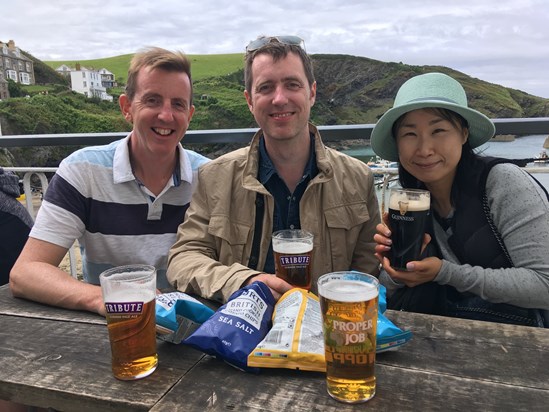 Tim, Chan & Ali in Port Isaac