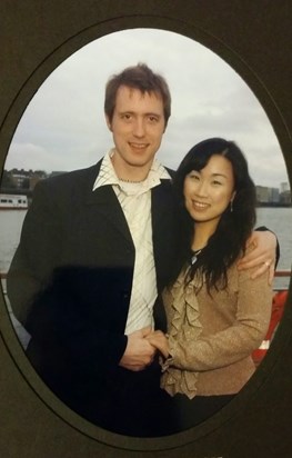 First wedding anniversary on thames cruise, 2005