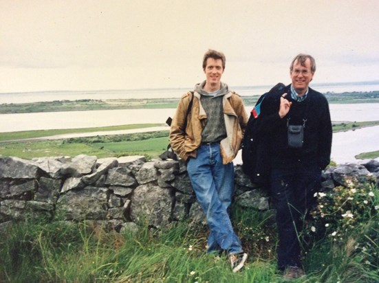 Tim and Dad, Ireland , around 1999