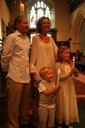 Iza and Gabe's baptism 
